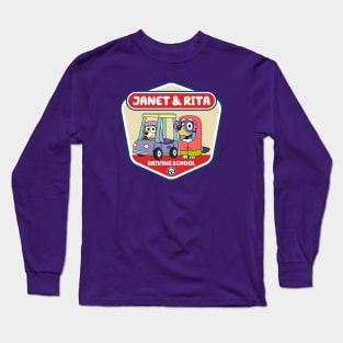 Janet and Rita Driving School, Bluey Grannies Long Sleeve T-Shirt